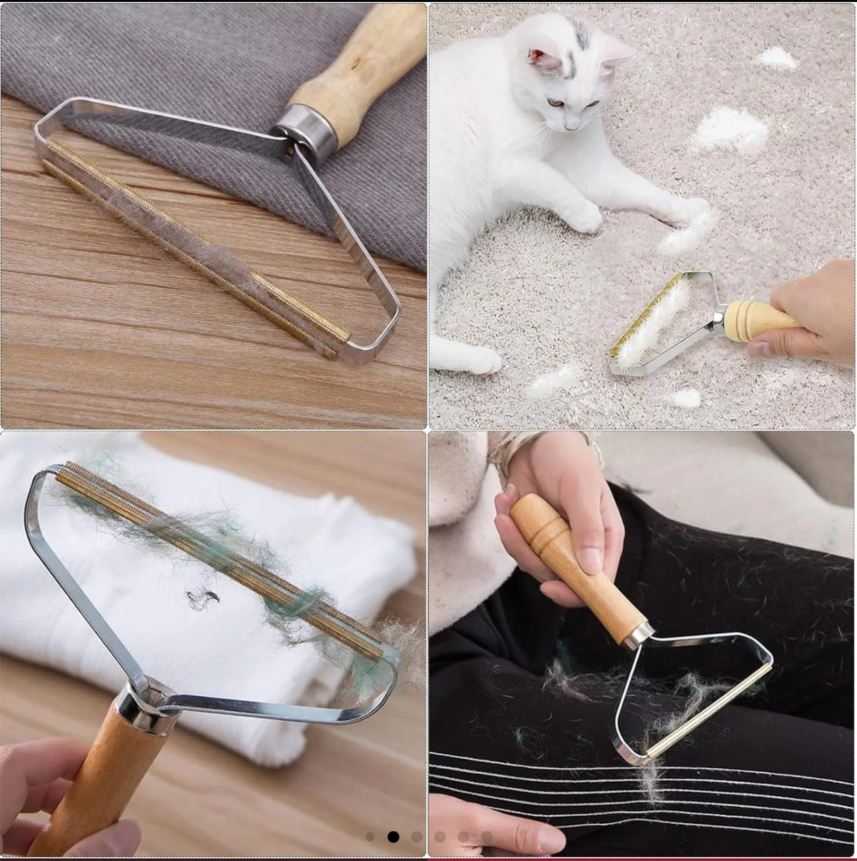 Lint remover, Pet hair remover,Fuzz remover, Carpet scraper, Hair remover for Clothes & Pets