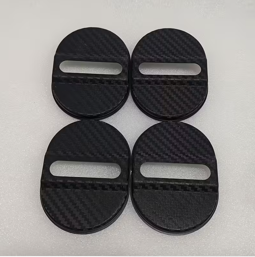 4-Pack Car Door Lock Cover Protectors – Anti-Rust Plastic Pads, Shock-Absorbing Door Entry Guards for Vehicle Protection