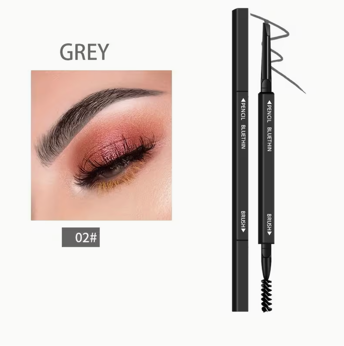 Black Smooth Dual-Ended Eyebrow Pencil – Natural, Defined Brows That Last All Day