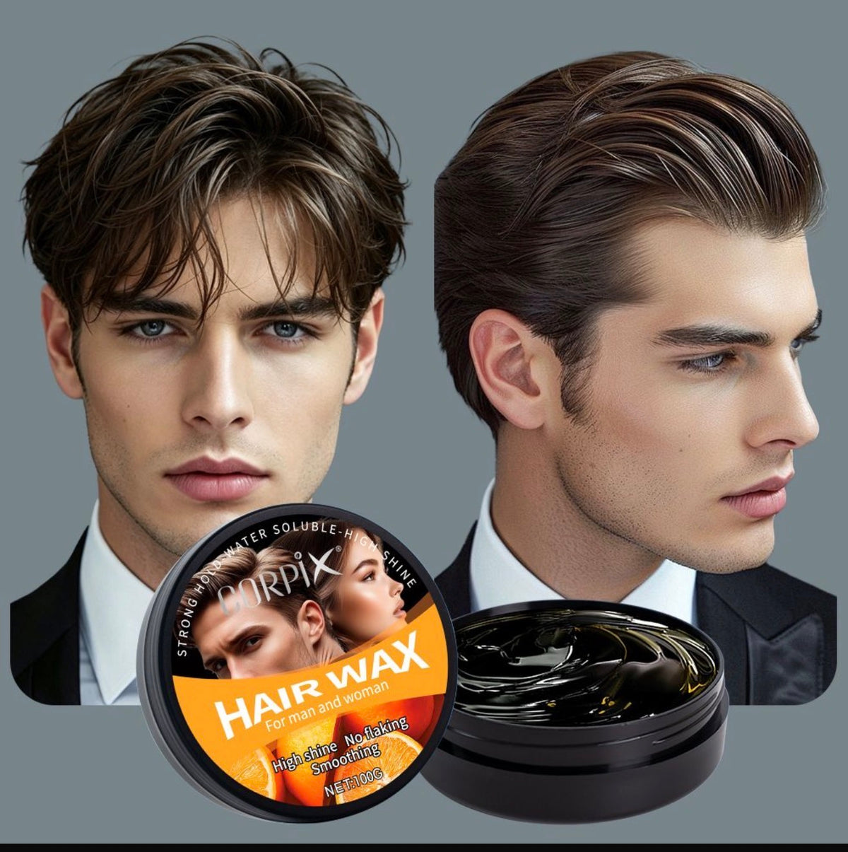 CORPIX Hair Styling Wax – Extreme Hold & Look (Matte to Gloss Finish) – 100g