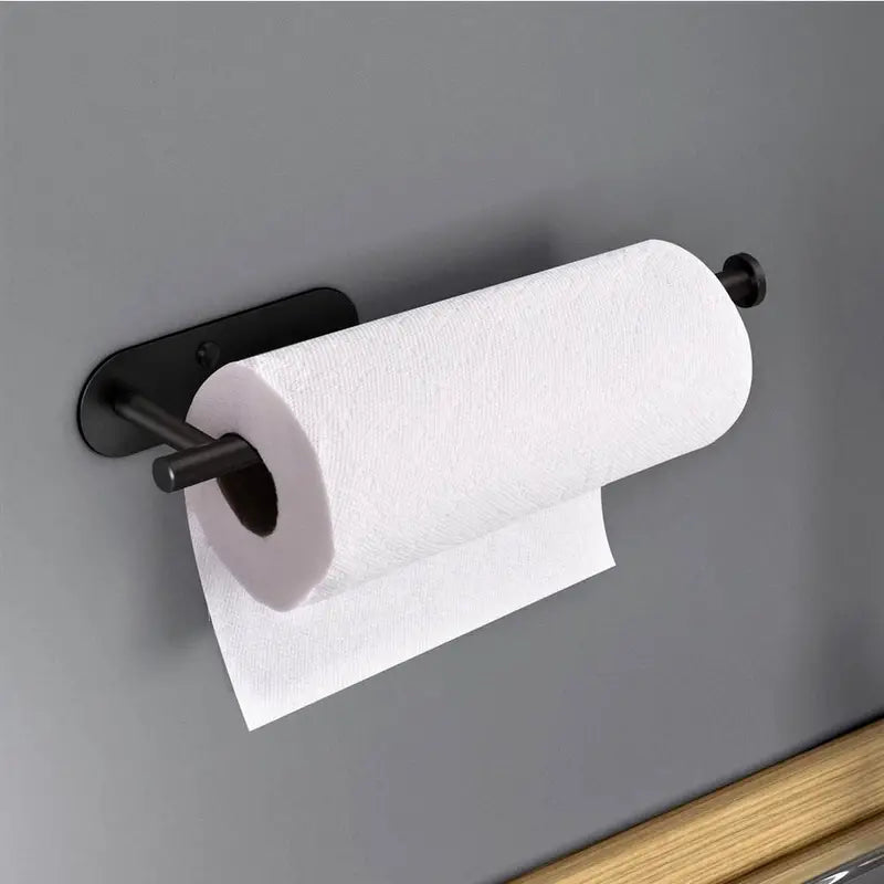 Wall-Mounted Kitchen Towel and Tissue Holder Rack