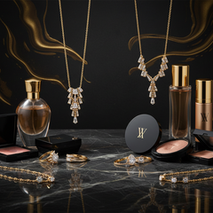 Close-up of elegant jewellery showcasing beauty and style
