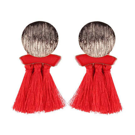 Ethnic Boho Tassel Earrings from Amazon