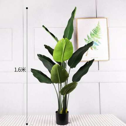 European Style Faux Traveler's Banana Tree Décor