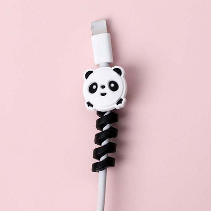 Cartoon Spiral USB Cable Protector and Organizer Bobbin