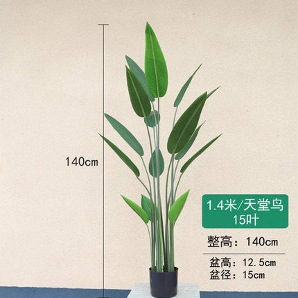 European Style Faux Traveler's Banana Tree Décor