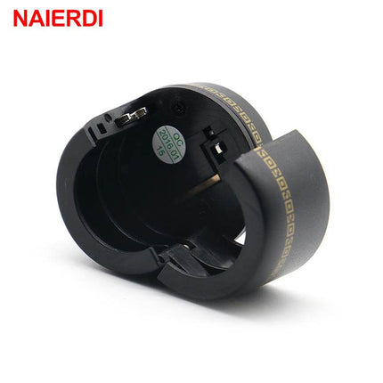 NAIERDI Plastic Bottle Password Lock wine stopper with combination lock, black plastic, secure wine preservation accessory