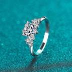 6.5mm heart shaped zircon / No12