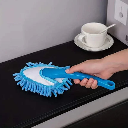 10-piece colorful chenille duster set for home and office cleaning