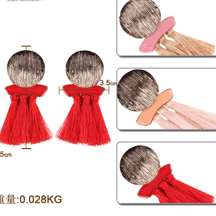 Ethnic Boho Tassel Earrings from Amazon