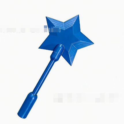 3D Printed Tap To Pay star-shaped magic wand in multiple colors with NFC chip for contactless payments