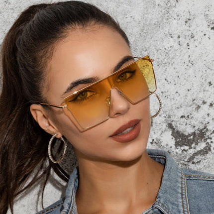 Trendy Oversized Square Sunglasses for Men and Women