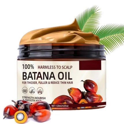 Batana Oil for Hair Growth Upgrade 100% Natural Raw and Pure Dr. Sebi Organic & Pure Unrefined Hair Oil Hair Growth Oil Prevent Hair Loss Restores Damaged Hair and Scalp Prevent Hair Loss (1Pcs)