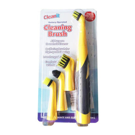 Sonic Scrubber wireless electric cleaning brush with interchangeable heads and ergonomic grip