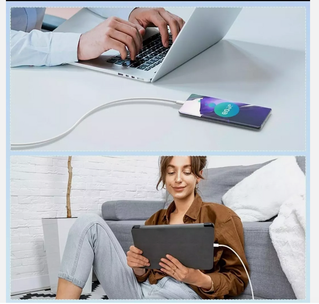 USB-C to USB-C Cable Fast Charger Type C to Type C Charging Cord Rapid Charger