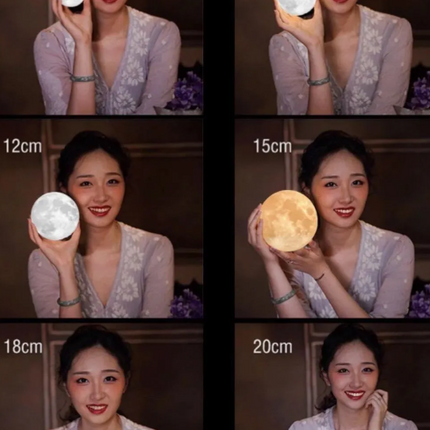 3D Moon Lamp Night Light