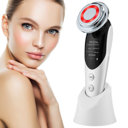 EMS beauty device for micro-current massage and RF skin rejuvenation therapy modes