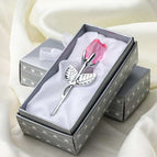 Silver Branch Pink Flower / Standard