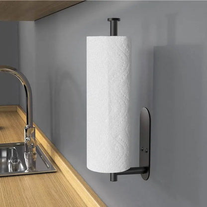 Wall-Mounted Kitchen Towel and Tissue Holder Rack