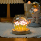 Battery Tulip 10 flower material package full set / Purple