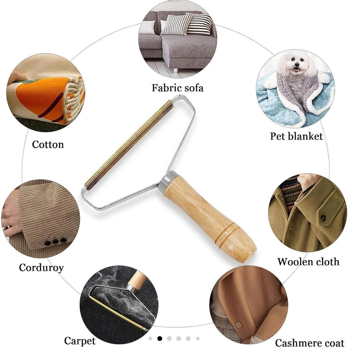 Lint remover, Pet hair remover,Fuzz remover, Carpet scraper, Hair remover for Clothes &amp; Pets