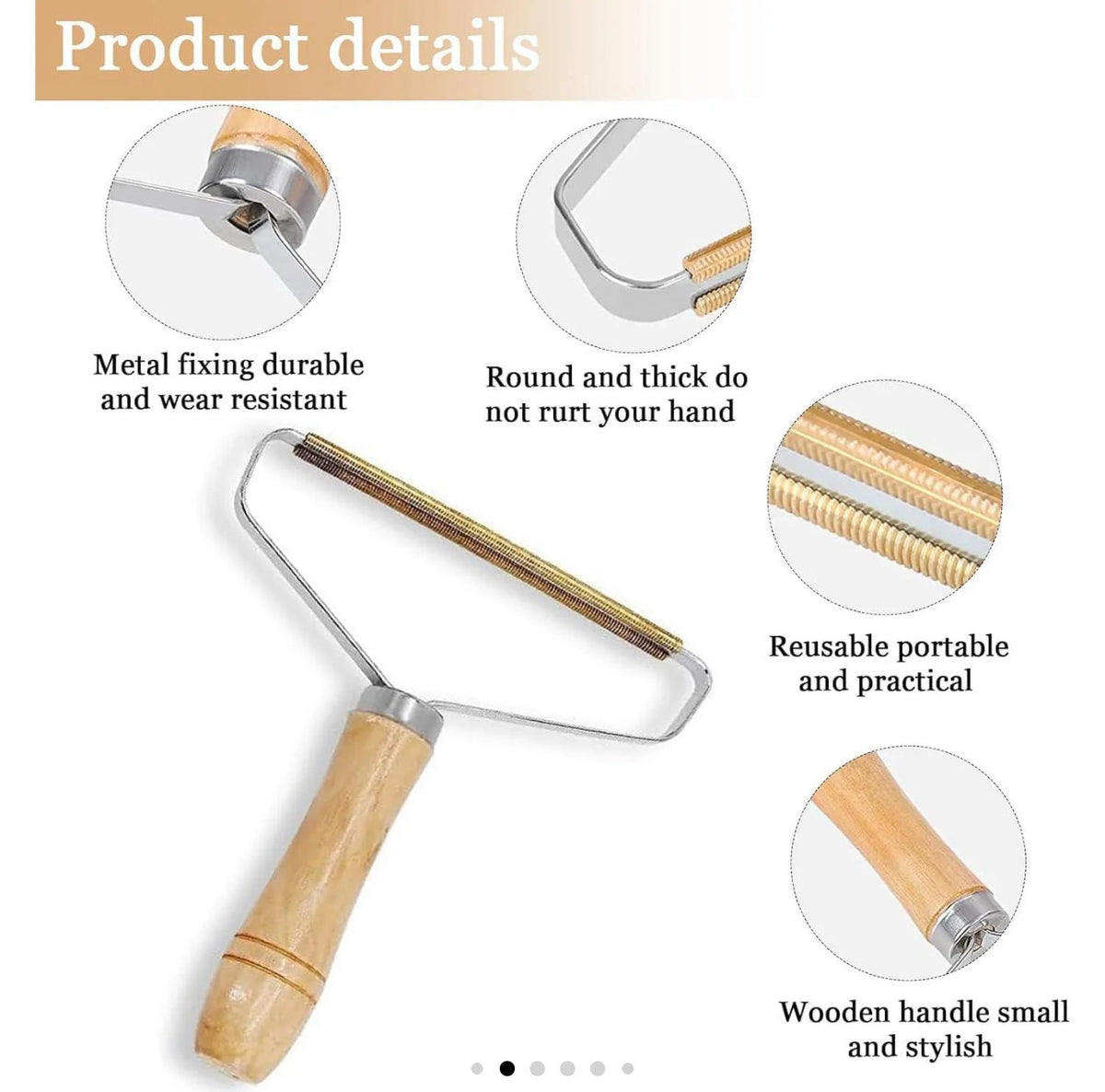 Lint remover, Pet hair remover,Fuzz remover, Carpet scraper, Hair remover for Clothes &amp; Pets
