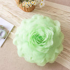 Jade green gauze flower (excluding pillow core) / 55*55 (including petals)-194g