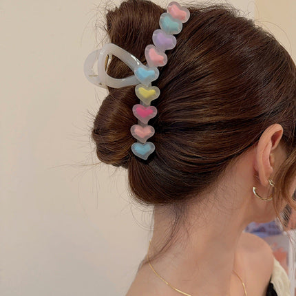 Love Star Hair Clip stylish plastic resin hair accessory in love and star designs