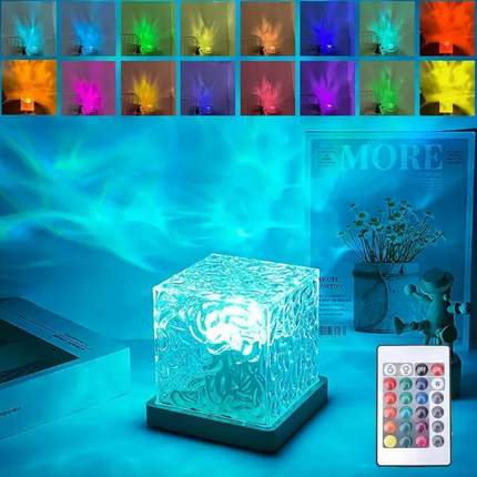 Dynamic 16-Color Water Wave Projector Lamp