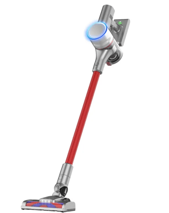 Compact cordless handheld vacuum cleaner for home and car with 150W power and RGB halo indicator