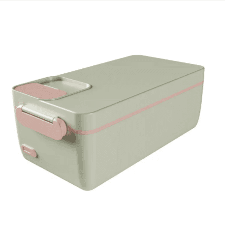Portable Electric Heated Lunch Box XL with 1-liter capacity and stainless steel liner for on-the-go meal warming