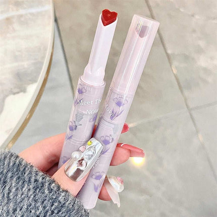 Flower Love Jelly Mirror Lipstick in six moisturizing, shimmering shades with waterproof gloss and natural ingredients