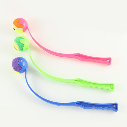 Colorful Outdoor Pet Throwing Cue dog training toy made of durable PP material, ideal for energetic dogs and outdoor play