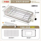 Beige electric oven + grill net