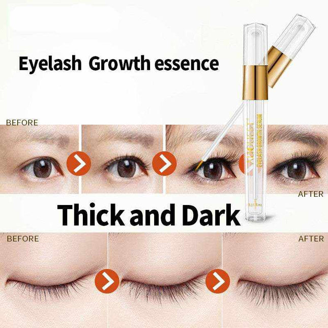 AuQuest Eyelash Serum 3ml bottle with fine-tip applicator for eyelash growth and volume