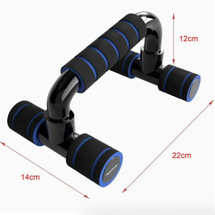 Pushup Bars Stands Handles Set for Men & Women – Cushioned Foam Grip Push Up Bars