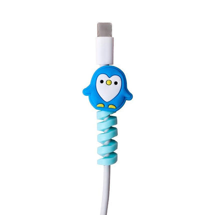 Cartoon Spiral USB Cable Protector and Organizer Bobbin