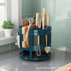 Dark green rotating metal tool holder