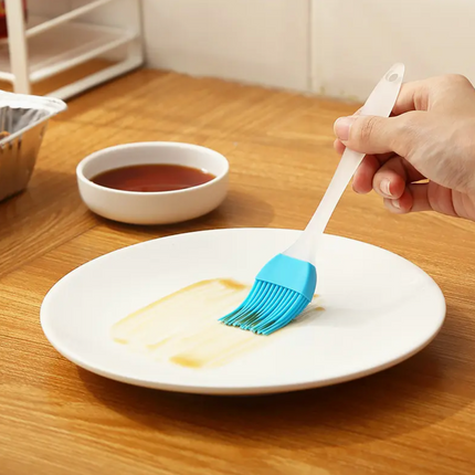 Silicone Oil Brush for Cooking – Heat-Resistant, Non-Shedding Multi-Color Basting Brush | Perfect for Grilling, Baking, Pancakes & Home Use | Durable Kitchen Utensil & Culinary Tool