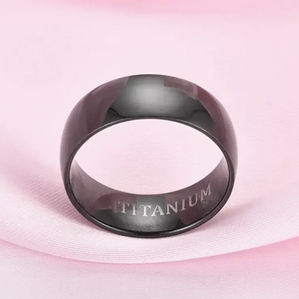 Men’s Minimalist Stainless Steel Band Ring – Sleek & Durable Design | Available in Sizes 6, 7 & 8