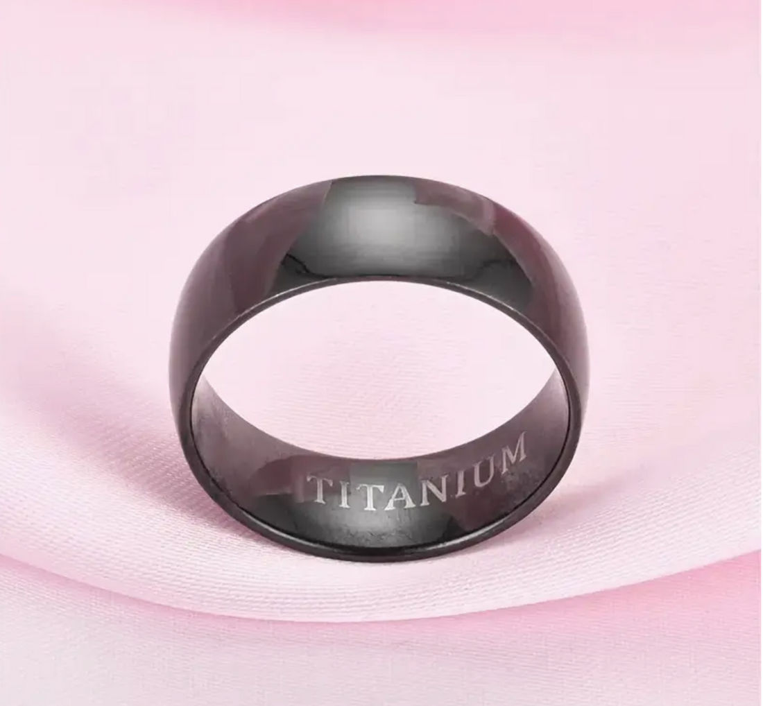 Men’s Minimalist Stainless Steel Band Ring – Sleek &amp; Durable Design | Available in Sizes 6, 7 &amp; 8