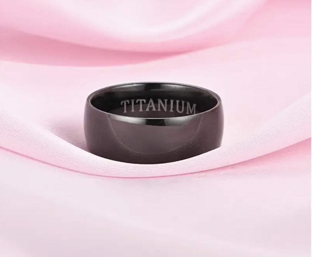 Men’s Minimalist Stainless Steel Band Ring – Sleek &amp; Durable Design | Available in Sizes 6, 7 &amp; 8