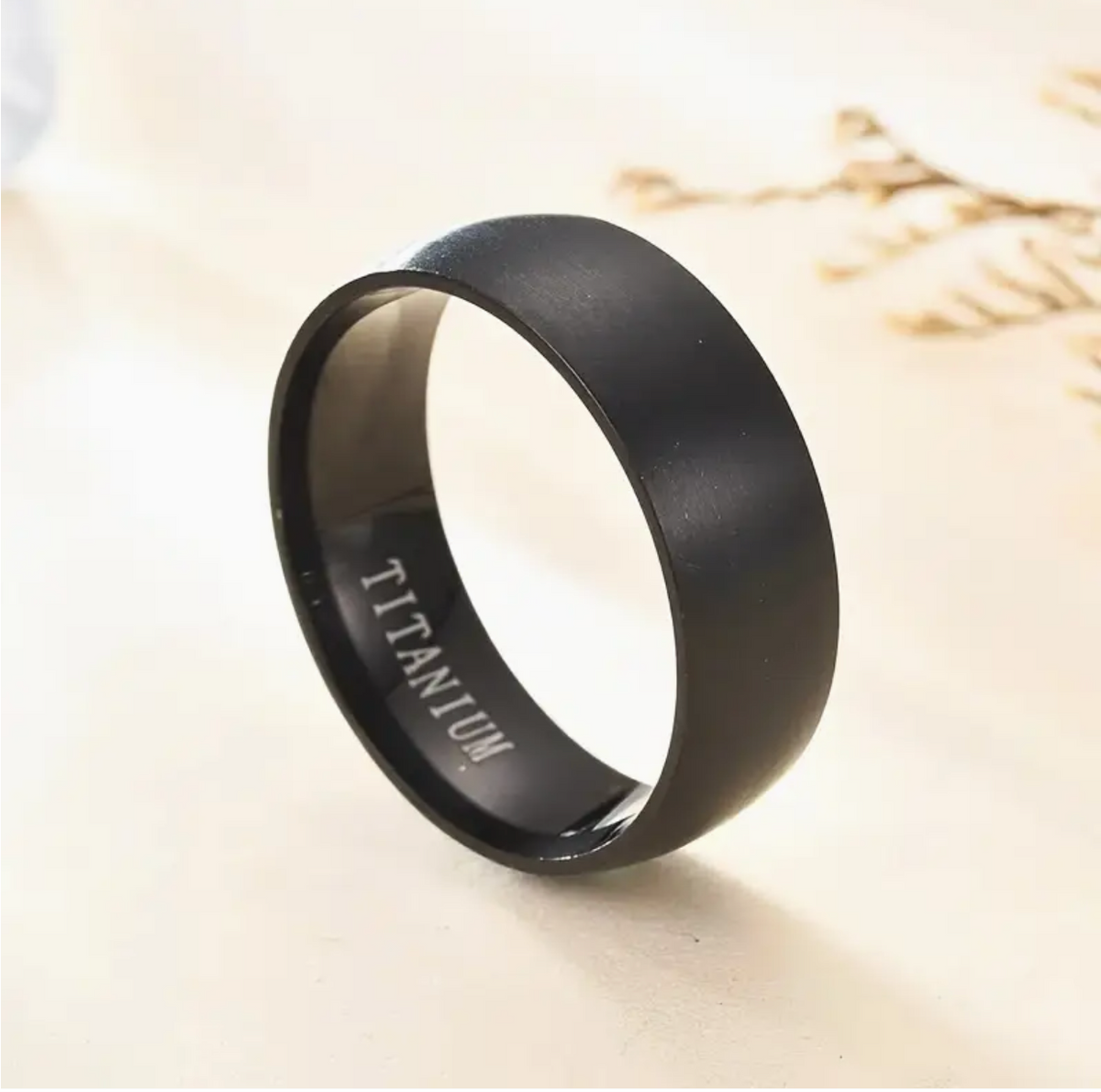 Men’s Minimalist Stainless Steel Band Ring – Sleek &amp; Durable Design | Available in Sizes 6, 7 &amp; 8