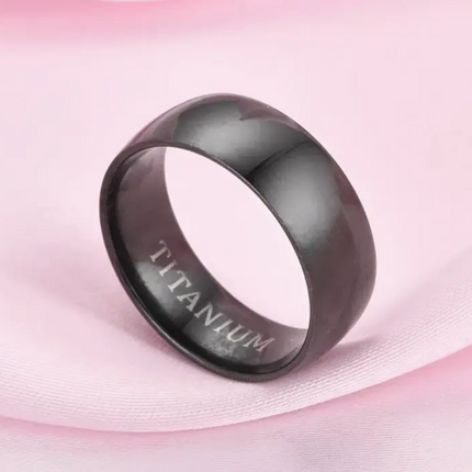 Men’s Minimalist Stainless Steel Band Ring – Sleek & Durable Design | Available in Sizes 6, 7 & 8