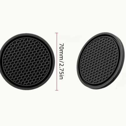 2pcs Car Water Cup Base – Non-Slip Mat for Car Cup Holders | Interior Decoration & Spill Protection