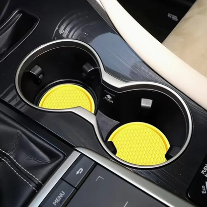 2pcs Car Water Cup Base – Non-Slip Mat for Car Cup Holders | Interior Decoration &amp; Spill Protection