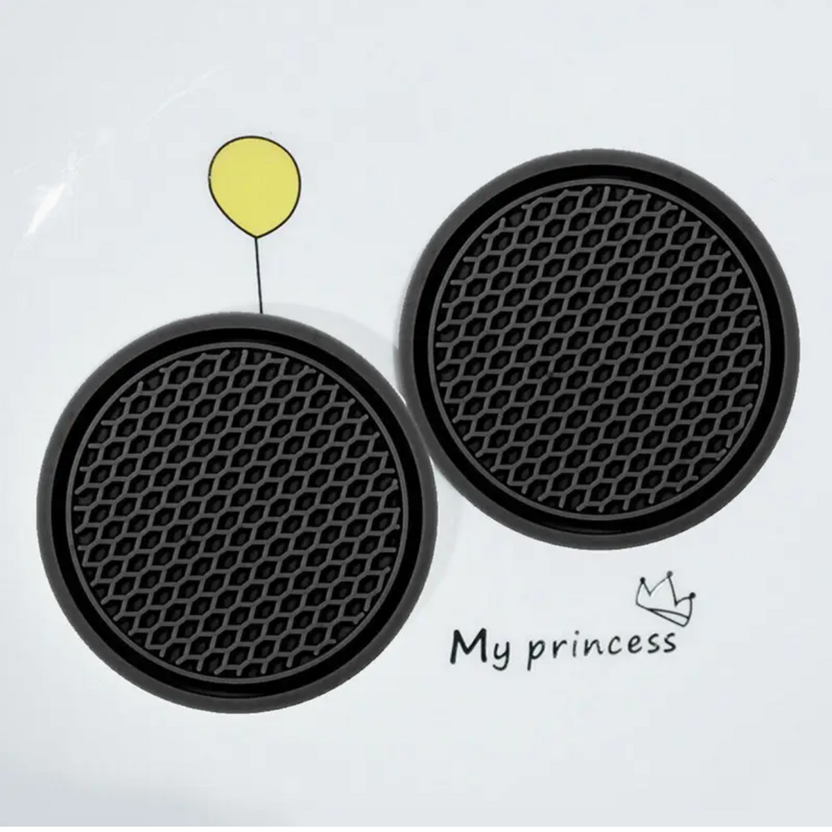 2pcs Car Water Cup Base – Non-Slip Mat for Car Cup Holders | Interior Decoration &amp; Spill Protection