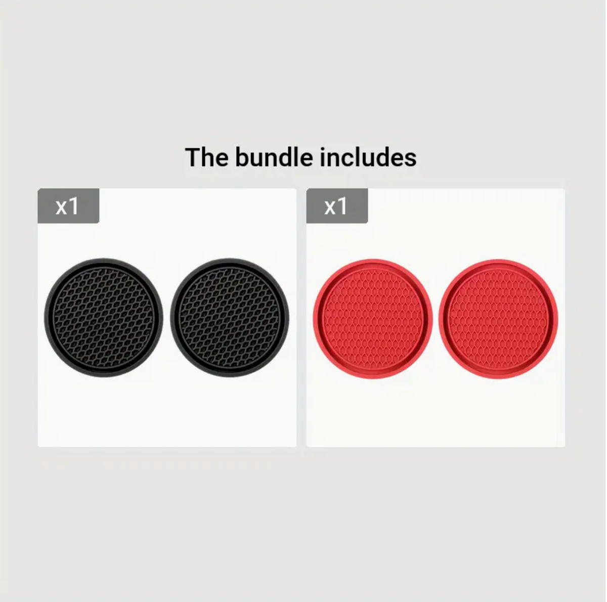 2pcs Car Water Cup Base – Non-Slip Mat for Car Cup Holders | Interior Decoration &amp; Spill Protection