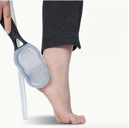 Stainless Steel Foot File Sander  Anti-Splash Design • Comfortable Handle • Rust-Proof &amp; Durable • Removes Dead Skin &amp; Calluses • Home SPA &amp; Pedicure Essential