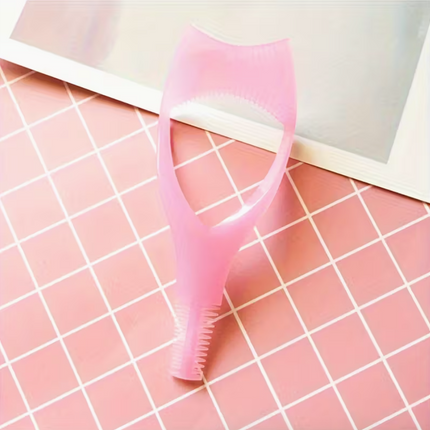 Eyelash Makeup Auxiliary Tool – Mascara Guard & Lash Comb  Upper & Lower Lash Guide • Dual-Sided Comb • Smooth Edges • Lightweight & Compact Makeup Accessory